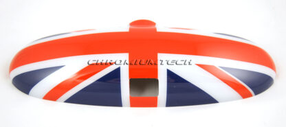 Chromiumtech 01-03 MINI Interior Rear View Mirror Cover (Union Jack) - for manual anti-dazzle mirror