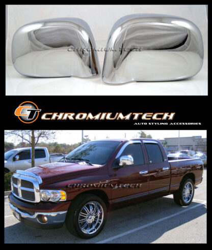 Chromiumtech 2002-2006 Dodge RAM Truck (1500/2500/3500) Chrome Door Mirror Cover