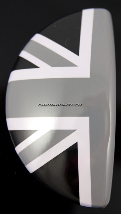 Chromiumtech 2010+ MINI Countryman (R60) Interior Door Handle Covers Union Jack Pattern - aluminum