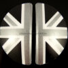 Chromiumtech 07+ MINI Clubman (R55) Interior Door Handle Covers (union jack / black jack / chequered) - plastic