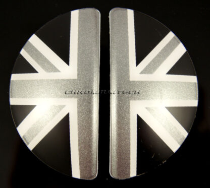 Chromiumtech 07+ MINI Clubman (R55) Interior Door Handle Covers (union jack / black jack / chequered) - plastic