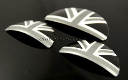 Chromiumtech 07+ MINI Clubman (R55) Interior Door Handle Covers (union jack / black jack / chequered) - plastic