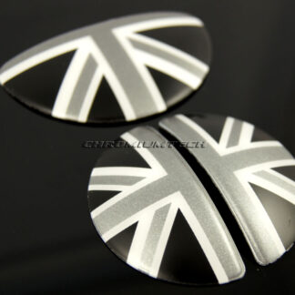 Chromiumtech 07+ MINI Clubman (R55) Interior Door Handle Covers (union jack / black jack / chequered) - plastic