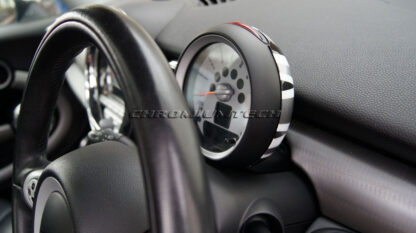 Chromiumtech MINI Hatch / Countryman Cooper S Tachometer surround (union jack / black jack / chequered/ JCW)