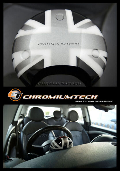 Chromiumtech MINI Hatch / Countryman Cooper S Tachometer surround (union jack / black jack / chequered/ JCW)