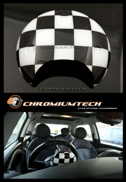 Chromiumtech MINI Hatch / Countryman Cooper S Tachometer surround (union jack / black jack / chequered/ JCW)