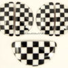 Chromiumtech 2010+ MINI Countryman (R60) Interior Door Handle Covers (incl. footlocker) - (union jack / black jack / chequered) - plastic