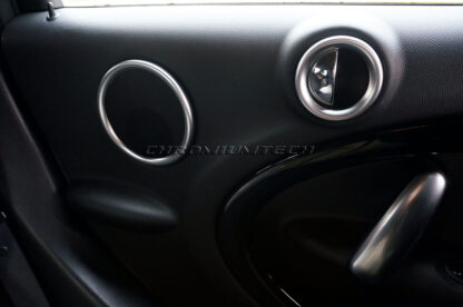 Chromiumtech 2013-2016 Facelift MINI Countryman (R60) Satin Chrome Dashboard Interior Dial Kit