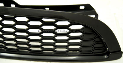 Chromiumtech 2007-2013 MK2 MINI BLACK Replacement Front Grille with Black HoneyComb mesh