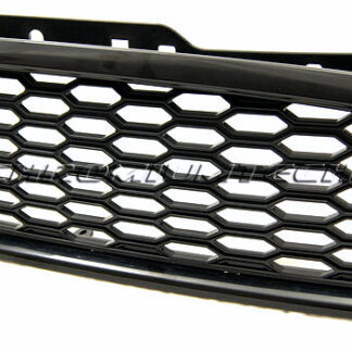 Chromiumtech 2007-2013 MK2 MINI BLACK Replacement Front Grille with Black HoneyComb mesh