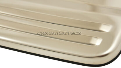 Chromiumtech Stainless Steel Rear Bumper Protector Cover Tread Plate for 2011-15 Freelander 2