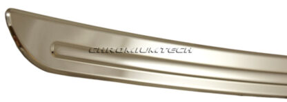 Chromiumtech 07-14 Mercedes W204 C-Class Rear Bumper Protector  - Stainless Steel