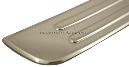 Chromiumtech 09+ Mercedes W212 E-Class Rear Bumper Protector  - Stainless Steel