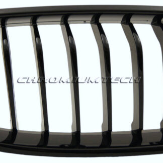 Chromiumtech 2012+ BMW 3-Series Front Grille (F30/F31) - Tri-Color Glossy Black - M Style