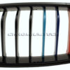 Chromiumtech 2012+ BMW 3-Series Front Grille (F30/F31) - Tri-Color Glossy Black - M Style