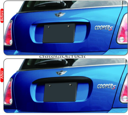 Chromiumtech 2001-2006 MINI Cooper/CooperS/ONE Trunk Boot Lid Trim - Glossy Black