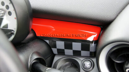 Chromiumtech MINI Dashboard Panel Trim Covers (R55/R56/R57/R58/R59) - Choice of Colours & Styles - for Right Hand Drive model
