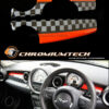 Chromiumtech MINI Dashboard Panel Trim Covers (R55/R56/R57/R58/R59) - Choice of Colours & Styles - for Right Hand Drive model