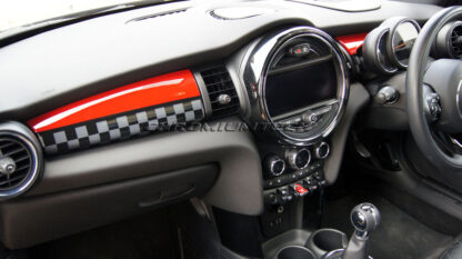 Chromiumtech MINI Dashboard Panel Trim Covers (F56/F55/F57) - Choice of Colours & Styles - for Right Hand Drive model