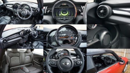 Chromiumtech MINI Dashboard Ring Set (F55/F56) - Choice of Colours & Styles - for models WITHOUT Navigation System XL optio