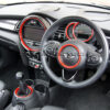Chromiumtech MINI Dashboard Ring Set (F55/F56) - Choice of Colours & Styles - for models WITHOUT Navigation System XL optio