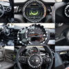 Chromiumtech MINI Dashboard Ring Set (F55/F56) - Choice of Colours & Styles - for models WITHOUT Navigation System XL optio