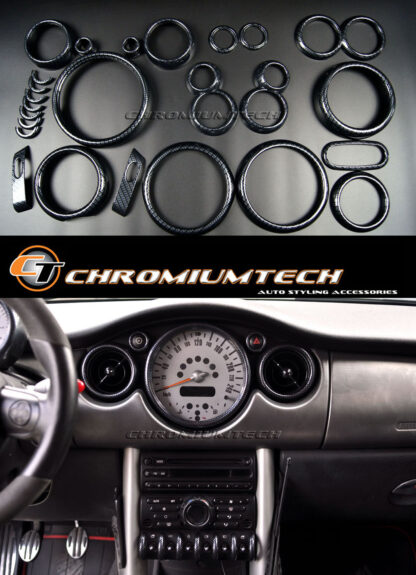 Chromiumtech 2001-2006 MK1 MINI Carbon Fibre Look Interior Kit
