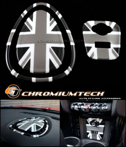 Chromiumtech MINI Cooper/S/ONE F55 F56 F57 Centre Dashboard and USB Panel Cover