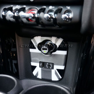 Chromiumtech MINI Cooper/S/ONE F55 F56 F57 Centre Dashboard and USB Panel Cover