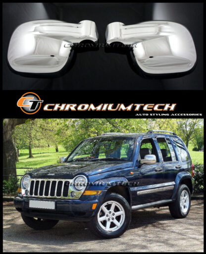Chromiumtech 2002-2007 Jeep Cherokee/Liberty (KJ) Chrome Mirror Cover