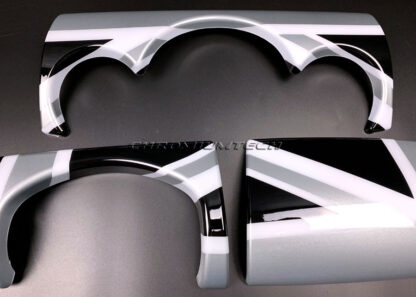 Chromiumtech MINI Dashboard Panel Trim Covers (R50/R52/R53) - Choice of Colours & Styles - for Left Hand Drive model