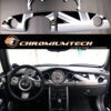 Chromiumtech MINI Dashboard Panel Trim Covers (R50/R52/R53) - Choice of Colours & Styles - for Left Hand Drive model