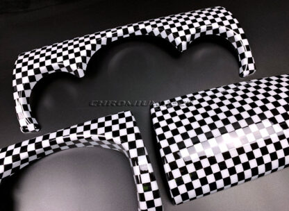 Chromiumtech MINI Dashboard Panel Trim Covers (R50/R52/R53) - Choice of Colours & Styles - for Left Hand Drive model