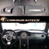 Chromiumtech MINI Dashboard Panel Trim Covers (R50/R52/R53) - Choice of Colours & Styles - for Left Hand Drive model