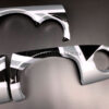Chromiumtech MINI Dashboard Panel Trim Covers (R50/R52/R53) - Choice of Colours & Styles - for Right Hand Drive model