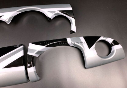 Chromiumtech MINI Dashboard Panel Trim Covers (R50/R52/R53) - Choice of Colours & Styles - for Right Hand Drive model