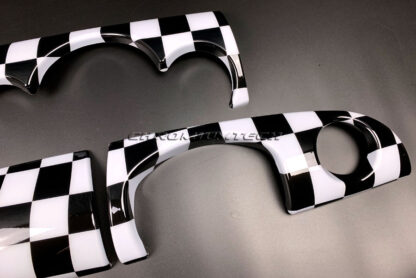 Chromiumtech MINI Dashboard Panel Trim Covers (R50/R52/R53) - Choice of Colours & Styles - for Right Hand Drive model