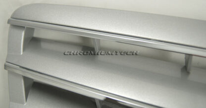 Chromiumtech 2000-2007 Mercedes W203 C-Class Black/Chrome or Silver/Chrome 4-FIN Sport Grille