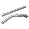 This Audi A3 TFSI performance exhaust is made in 3"/76.2mm bore pipework and fits from the turbo to the centre section.