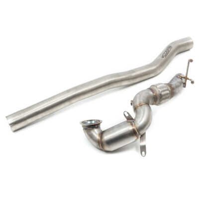 Cobra Sport performance exhaust sections for the Audi S3 Saloon Quattro are designed to enhance the sound