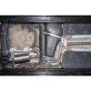 This Audi A1 1.4 TFSI performance exhaust is made in 2.5" / 63.5mm pipework and fits from the front pipe / catalyst ba