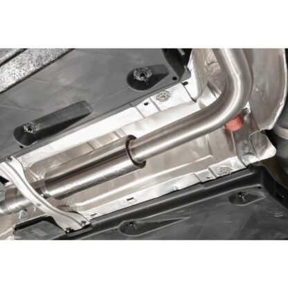 This Audi A1 1.4 TFSI performance exhaust is made in 2.5" / 63.5mm pipework and fits from the front pipe / catalyst ba