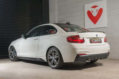 Important: Only fits to BM114 Cobra Sport PPF/Resonator Delete Pipework Only. Does not fit to standard M240i exhaust. This can only be fitted to a Cobra Sport PPF delete exhaust to create a 'Non Resonated Cat Back' setup.
