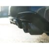This exhaust removes the factory exhaust outlets and replaces them with a choice of quad exit exhaust tailpipes