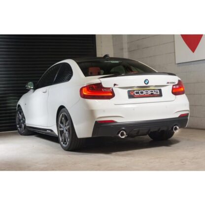 This BMW M235i performance exhaust i