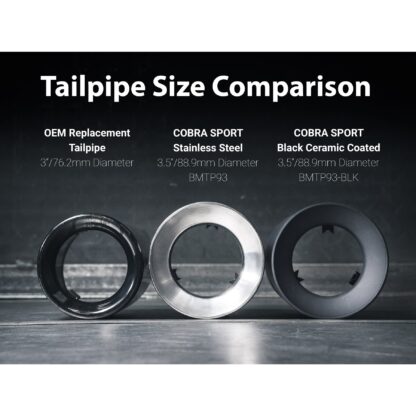 These original looking straight-cut 3.5" (88.9mm) exhaust tips have been specially designed as a direct rep