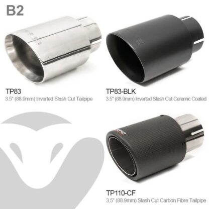 Pipework - 3" (76.2mm) bore - includes exhaust valve motor -requires mandatory ECU reflash (PPF models only).