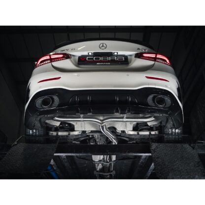 This AMG A 35 Saloon performance exh
