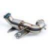 The sports cat option has been designed with a large bore 4.5 in/114.3mm catalyst to 3.5"/88.9mm pipeworkand fits from the turbo for an optimal flow of exhaust gases.