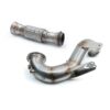 The sports cat option has been designed with a large bore 4.5 in/114.3mm catalyst to 3.5"/88.9mm pipeworkand fits from the turbo for an optimal flow of exhaust gases.